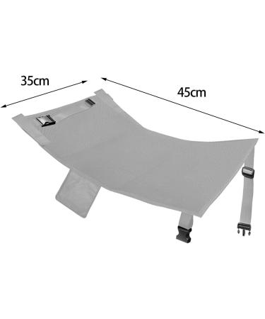 Amagogo Compact Children's Aircraft Footrest & Seat Cover - Robust Travel Support Accessories (45cm x 35cm) - Gray - Buy Online on GoSupps.com