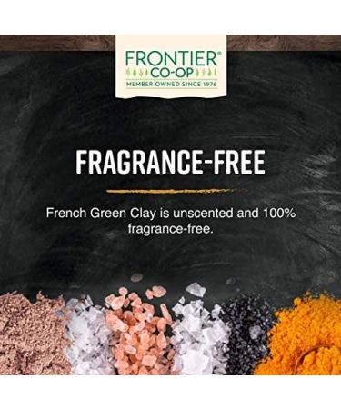 Frontier French Green Clay 16 oz - Pure and Natural Clay for Detox and Skincare - Buy Online on GoSupps.com