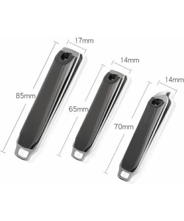 HCHGJKN Nail Clippers 3-piece Set Stainless Steel Nail Art Clippers Manicure Set Tool Manicure Oblique Mouth Nail Clippers Large Nail Clippers - Buy Online on GoSupps.com