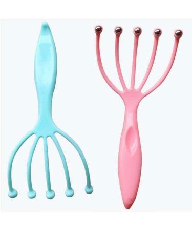 Basilisk Scalp Massage Device - Glowy Head Relaxation with Steel Balls & Five Fingers - Perfect for Scalp Care & Stress Relief | International Shipping Available - Buy Online on GoSupps.com