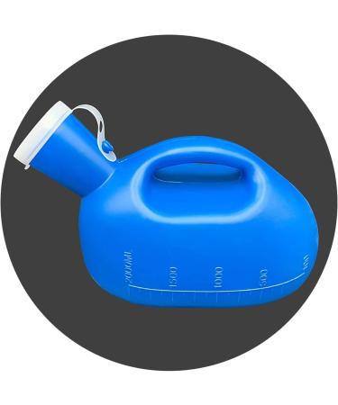 Mens Urine Bottle Urinal Bottles for Men Large Male Urinal -2000ML- Portable Mens Potty Pee Bottle Collector Travel Toilet