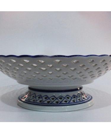 Fruit Bowl Salad Bowl Ceramic Fruit Bowl Modern New Chinese Style Hollow Hand-Painted Chinese Style Creative Home Living Room Office Fruit Bowl Fruit Bowl for Kitchen Counter (Color : A) (A) - Buy Online on GoSupps.com