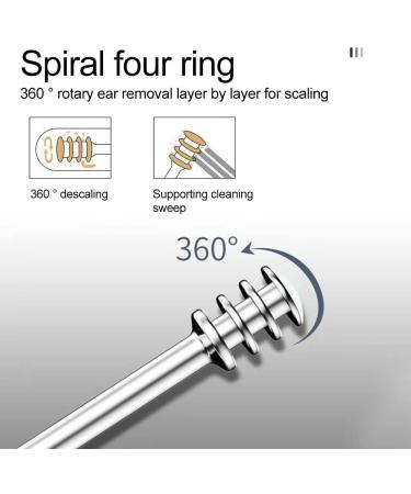 9pcs Stainless Steel Ear Picks with Carrying Case - Earwax Removal Kit for Adults & Kids - Reusable and Smooth - Perfect for Travel and Home Use (Silver) - Buy Online on GoSupps.com