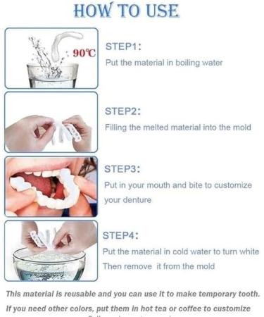 Buy 2 Artificial Teeth for Men & Women - Regain Your Confident Smile Today! - Buy Online on GoSupps.com