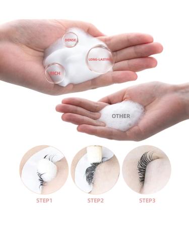 120ml Eyelash Shampoo & Foam Cleanser for Extensions - Cherry Blossoms | Salon & Home Use - Buy Online on GoSupps.com