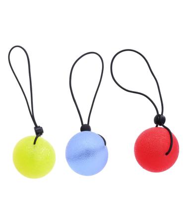 Kombiuda 3 STK Fitness equipment fitness hand therapy pallages handle strengths ball power balls exercises squeezeball massage tool grip ball squirts as shown as shown