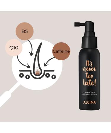Buy ALCINA It's Never Too Late Caffeine Vital Scalp Serum 100ml | Best for Thinning Hair & Hair Loss | International Shipping Available - Buy Online on GoSupps.com