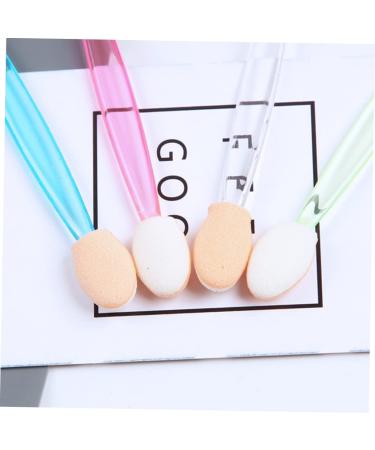 NOLITOY Girls Accessories 50pcs Two-color Eyeshadow Brush Eye Shadow Cosmetic Wand Sponge Eyeshadow Double Brush Woman Girl - Buy Online on GoSupps.com