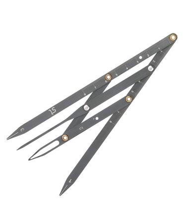 Salmue Golden Ratio Stainless Steel Eyebrow Ruler | Tattoo Measuring Caliper & Shaping Tool - Buy Online on GoSupps.com