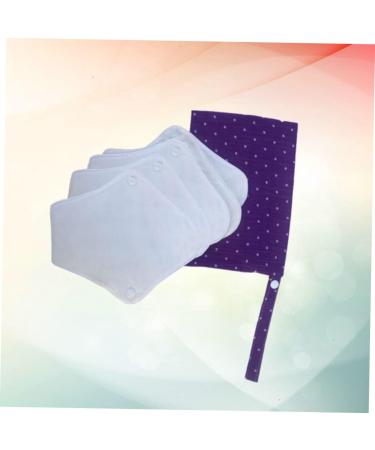 5 Washable Menstrual Pads Set for Women - Reusable Cloth Period Pads - Eco-Friendly & Absorbent - Buy Online on GoSupps.com