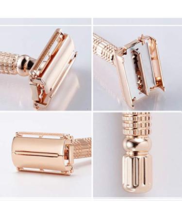 Premium Butterfly Opening Double Edged Safety Razor Set for Men | Ultimate Shaving Experience - Buy Online on GoSupps.com