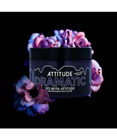  Attitude Holland Attitude Hair Dye - Vegan and Cruelty-Free Semi-Permanent Hair Dye with Conditioner - Dramatic Purple - 135ml - Buy Online on GoSupps.com