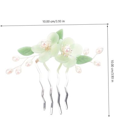 DOITOOL Antique Hair Clasp Wedding Pearl Hair Comb Flower Hair Comb Hair Accessories for Girls Bridal Hair Side Combs Styling Hair Clips Blossom Hair Stick Flower Decor Alloy Costume Set - Buy Online on GoSupps.com