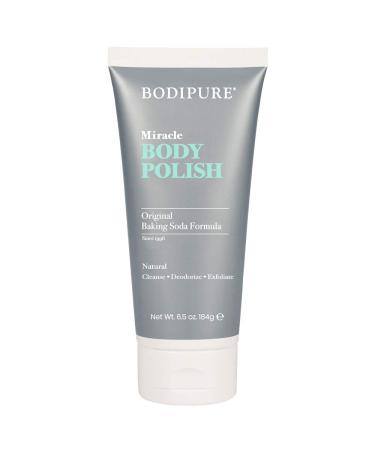 BodiPure Miracle Body Polish - Exfoliating Body Scrub & Body Wash for All Skin Types - Natural Smooth Skin pH Balance & Clear Pores - 6.5oz - Buy Online on GoSupps.com