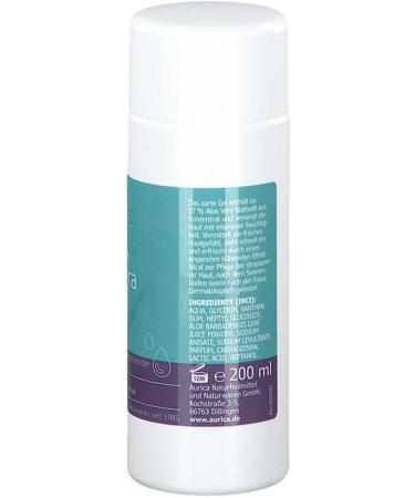 Aloe Vera Gel Aurica 200ml - Pure Natural Moisturizer for Skin & Hair | International Shipping - Buy Online on GoSupps.com