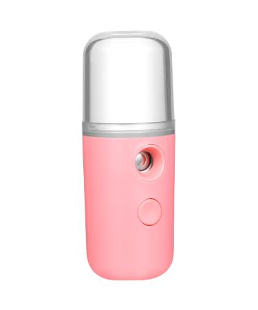 CIYODO 1pc Air Moistener USB Facial Mister Spa Face Humidifier Handheld Face Steamer Aromatherapy 14.5*4cm Pink