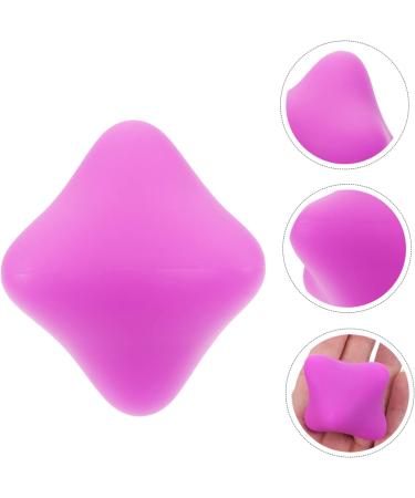 Buy Toddmomy Rubber Handball - Finger Handle Weighted Lacrosse Trainer for Improved Coordination - 5.8cm Gel Violet Japan Fitness - Buy Online on GoSupps.com