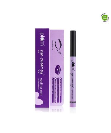 Plum Eye-Swear-By Eyeliner Pen - Flexible Felt-Tip Smudge-Proof 100% Vegan & Cruelty Free - Buy Online Internationally - Buy Online on GoSupps.com
