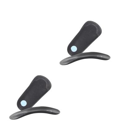 NOLITOY 2 Pairs Plantar Insoles Half Arch Support Insoles for Half Insoles Shoe Inserts Arch Support Shoe Insert Shoe Insoles Latex Pads Foot Insoles Heel Men and Women Invisible