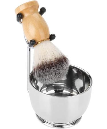 Men's Beard Care Set - Professional Stainless Steel Razor Kit Soap Peel Frame Stand & Brush - Perfect Gift for Friends - Buy Online on GoSupps.com