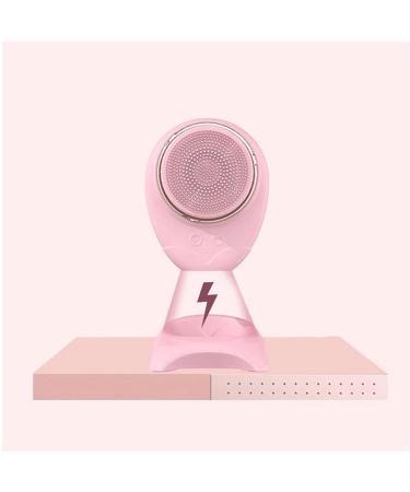 Abhi Sonic Vibration Facial Cleaning Brush - Deep Cleaning Exfoliation Blackhead Removal Wireless Charging 3 Modes - Pink - Buy Online on GoSupps.com