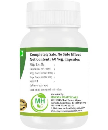 Morsan Healthcare Amla Capsules 500mg Organic Indian Gooseberry Extract | Natural Vitamin C & Antioxidant | Supports Immunity Digestion Skin & Hair Health | Vegan Herbal Supplement (Pack of 1) - Buy Online on GoSupps.com