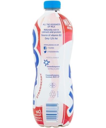 Yazoo Strawberry Milk Drink 1 Litre - Buy Online on GoSupps.com