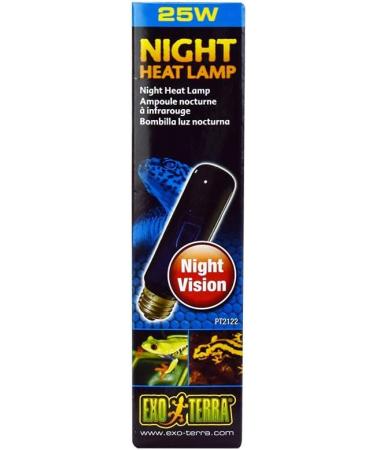 Exo Terra Night Heat Lamp 25W - Blue Moonlight Lamp for Reptiles & Amphibians | E27 Socket - International Shipping Available - Buy Online on GoSupps.com