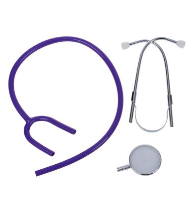 Pro Dual Head EMT Stethoscope - Ideal for Doctors, Nurses, Vets, Medical Students | Purple Color - Health Blood Pressure Monitoring - Buy Online on GoSupps.com
