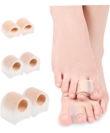 Lurrose 2 Pairs Silicone Gel Toe Spacers & Bunion Protector Sleeves - Multipurpose Fiber Tool for Men, Small Toes Separators - 2.7x2.2cm - Buy Online on GoSupps.com