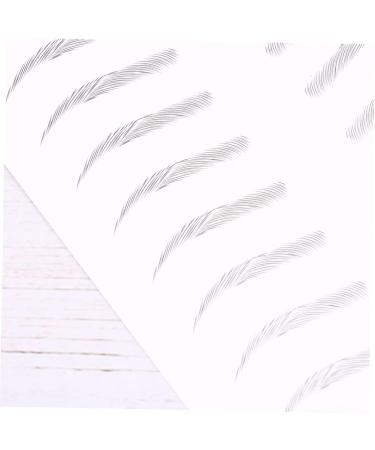 Beavorty 4 Sheets Pairs Simulation Eyebrow Sticker Artificial Eyebrow Patch Eyebrow Stickers 3d Makeup Tools 1 count (Pack of 1) As Shownx2pcs - Buy Online on GoSupps.com