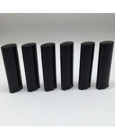 Frosted Black Deodorant Lip Balm Tubes 5ml 100 Pcs - Refillable Mini Size Containers for Travel DIY Deodorants - Buy Online on GoSupps.com