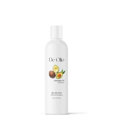 | Avocado Oil | 100% Pure and Natural | Cold Pressed | Skin & Hair | Carrier Oil | Massage Oil | 8fl. oz 8 Fl Oz (Pack of 1)