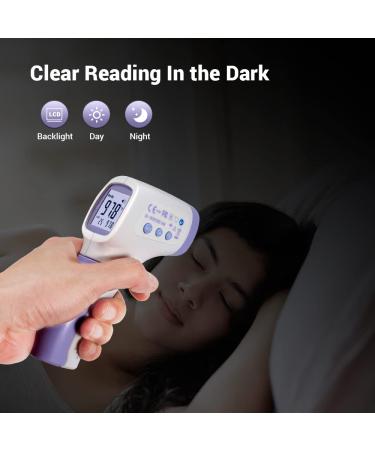 CEM DT-8806 FDA CE Forehead Thermometer for Adults - No Touch, Instant Reading, Medical Grade, Large LED Digits - Quiet Vibration Feedback - Buy Online on GoSupps.com