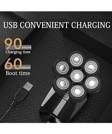 Buy 7D Electric Razor for Men - Waterproof Bald Shaver & Grooming Kit | International Shipping Available - Buy Online on GoSupps.com
