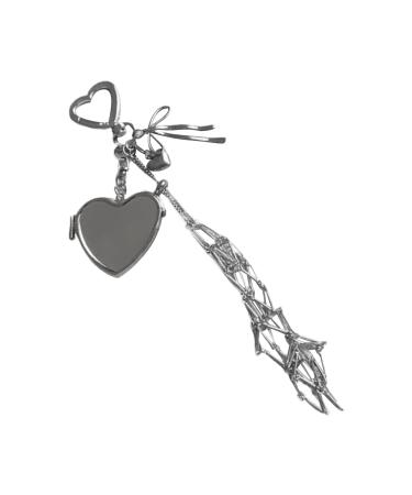 Kixolazr Lip Gloss Keychain | Lip Gloss Case with Mirror for Travel | Compact Lipstick Storage Supplies - For Outdoor Travel School and Home