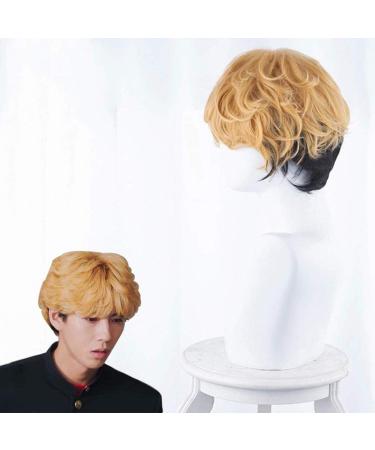Buy 12-Inch Anime Cosplay Rose Net Wig - Short Curly High-Temperature Resistant Hairpiece - Buy Online on GoSupps.com