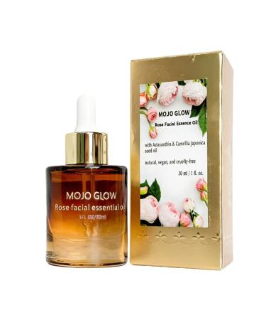 MOJO GLOW Rose Facial Essential Oil 100% Pure Cold-Pressed Organic Rosehip Seed Oil for Face Anti-Aging & Scar Removal Natural Moisturizer for Dry Skin 1 Fl Oz - Buy Online on GoSupps.com