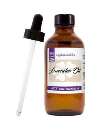 Greenhealth - 4 fl oz Lavender Essential Oil w/Glass Dropper