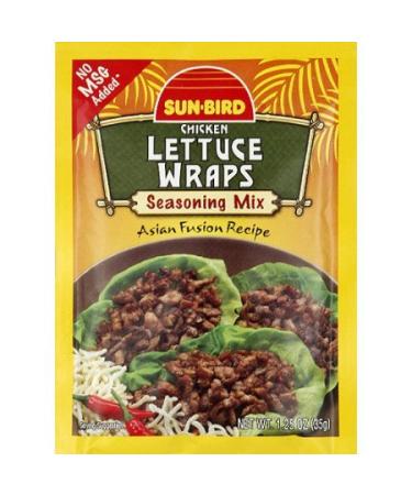 Lettuce Wrap Seasoning Mix Packets - Asian Fusion Chicken Recipe - 1.25 oz Each (Pack of 4) - Buy Online on GoSupps.com