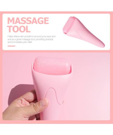 FRCOLOR Facial Massage Roller - Silicone Ice Roller for Skin Care & Relaxation | Mute Design & Durable ABS Handle - Buy Online on GoSupps.com