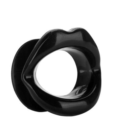 BRRNOO Face Slim Exerciser Muscle Lips Trainer Tightener - Reduce Wrinkles Exercise Lip and Face Muscles Simple and Convenient to Use Works on Cheeks Chin (Black)