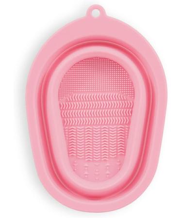 lmoikesz Makeup Brush Cleaning Mat Reusable Cosmetic Tools Washing Scrub Pad Portable Small Sponge Eyeliner Applicators Scrubber Gifts Pink - Buy Online on GoSupps.com