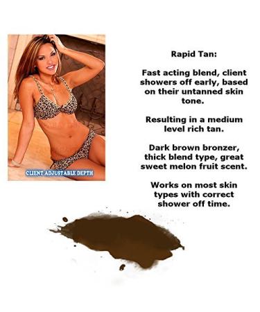 Rapid Tan Bronze Sunless Airbrush Spray Tanning Solution 32oz - Long-Lasting and Natural Results - Buy Online on GoSupps.com