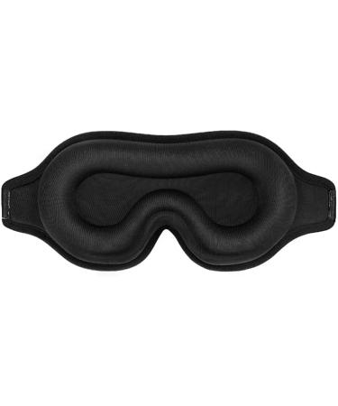 3D Sleep Mask for Men & Women - Contoured Blackout Eye Mask for Side & Back Sleep | Adjustable Strap - Buy Online on GoSupps.com