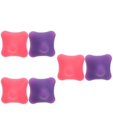 6 STK Hex-Grip-Ball Hand massage button Hand care Tool Massage ball Massage balls for the hand hex-hinged acupuncture ball Perlmutt Massage ball ice hockey handling ball massage device MediumX3PCs different colors x 3 pieces