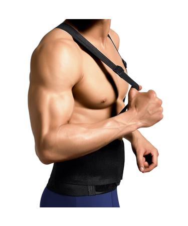 FITTOO Adjustable Lumbar Support Belt for Back Pain Relief & Injury Recovery - Large Size with Suspenders & Straps for Heavy Lifting - Black (1 Pack) - Buy Online on GoSupps.com