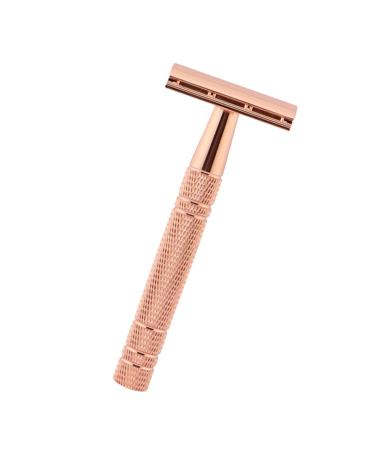 Soesfoufu razor double razor manual razor metal razor for women men old razor personal razor manual The head is an zinclegation blade man