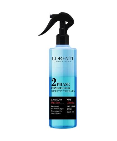 Lorenti LORENTI TOKYO & SEOUL 2Phase Keratin Hair Conditioner 400ml | Hair Cure | Spray Treatment | Detangler Spray for Normal to Dry Hair | Two Phase Conditioner