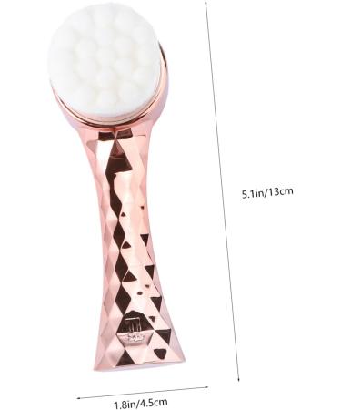 DOITOOL Silicone Face Brush Floral Scrunchies Skincare Tool Body Face Brush Cleanser Silicone Cleaning Brush Pore Cleaner Tool Manual Face Cleanser Brush Blackhead Facial Cleanser Pores 13x4.5cm Golden - Buy Online on GoSupps.com
